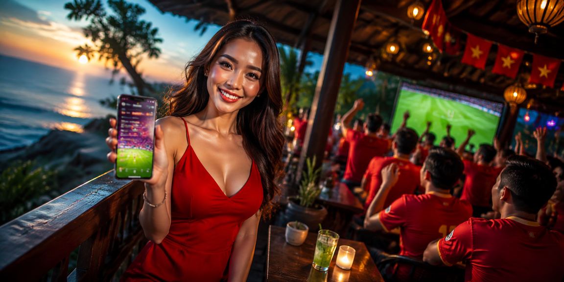 Người hâm mộ bóng đá Việt Nam theo dõi trận đấu và đặt cược trực tuyến